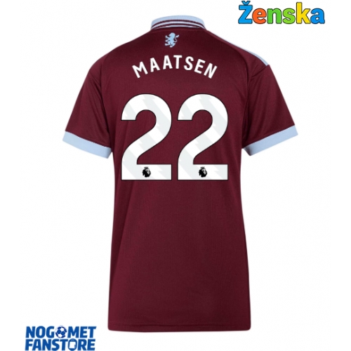 Aston Villa Ian Maatsen #22 Domaci Dres za Ženska 2026-27 Kratak Rukav